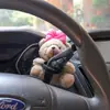 Decoração de Interior de Carro Enfeites Boneco Panda Novo Pisca-pisca Limpador Figurine para Mulheres