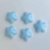 Acessórios de resina estrela de cinco pontas azul creme diy acessórios para capa de celular acessórios para grampo de cabelo acessórios de cabelo