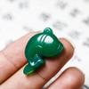 Pingente de Golfinho de Ágata Natural Pingente de Jade Joias de Jade Acessórios de Artesanato Joias de Pingente para Bebê