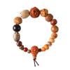Pulsera Shibazi Duobao Semilla de Bodhi para Hombre y Mujer Pulsera de Cuentas Serie Rudraksha Pulsera Wenwan