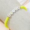 Pulseira Acrílica Simples e Moderna Tecida à Mão em Cerâmica Macia Pulseira da Moda Personalizada para Namorada Corda de Mão Estilo Mori Pulseira Feminina Transfronteiriça