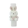 Almohadilla de Hombro para Cinturón de Seguridad de Coche Lluvia Azul Oso Conejo Lindo Protector de Cinturón de Seguridad Coche Dibujos Animados Peluche Anti-Estrangulamiento Cuello Hombro