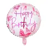 Globo de Feliz Cumpleaños Bola de 18 Pulgadas FELIZCUMPLEAÑOS Globo de Película de Aluminio Decoración de Cumpleaños Diseño de Fiesta