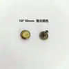 Remaches de doble cara varios tamaños redondos Liu Ding hebilla hembra clavos de tapa metal hierro clavo de doble cara ropa zapatos bolsos
