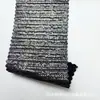Tecido plissado com listras de nuvem coloridas elásticas, tecido com bronzear, tecido macio plissado, caimento confortável, tecido para vestuário formal, tecido para performance de dança