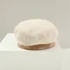 Chapéu de Menina Outono e Inverno Boina Infantil Primavera e Outono Masculino e Feminino Boné de Broto Bonito para Meninas Tesouro Feminino Quente Moda