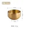Bol de arroz de acero inoxidable de doble capa 304 estilo coreano con tapa, cuenco doméstico creativo para sopa, niños, cocina coreana, bol de kimchi
