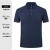 Camisa social de trabalho de manga curta com lapela de verão personalizada, camisa cultural corporativa com logo estampado, camisa publicitária, camiseta, roupas para trabalho em grupo, bordado