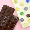 Intrigante lugar 15 expresión uniforme cabeza de cerdo molde de silicona para chocolate pintura de fuego molde para grano de cera molde para gelatina molde para pudín