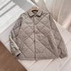 2024 inverno único masculino e feminino ar algodão-acolchoado jaqueta diamante acolchoado jaqueta casual quente algodão-acolchoado jaqueta 472293