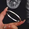 Pulseira de aço inoxidável 304 que não desbota, best-seller transfronteiriço, moderna e versátil, pulseira feminina cravejada de diamantes, ouro 18k a vácuo