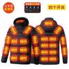 Zona 33 Zona 21 Chaqueta de plumón con calefacción, Chaqueta acolchada de algodón, Ropa con calefacción, Ropa de abrigo, Ropa de invierno para hombres y mujeres, Otoño e Invierno, Zona 249