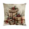 Amazon Capa de Almofada Boneco de Neve Natal Nostálgico Neve Velha Pilha de Presentes Decoração de Casa Quarto Capa de Almofada Almofada de Cabeceira