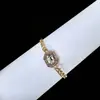 Ins Joyería Transfronteriza Europea y Americana Pulseras Trenzadas Lisas en Forma de Diamante Set de 6 Piezas Set de Pulseras Punk Irregulares Venta al por Mayor