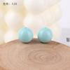 Macaron Cuentas Redondas de Agujero Recto Coloridas DIY Hechas a Mano Cadenita para Teléfono Móvil con Cuentas Pulsera Collar Accesorios de Joyería Material de Cuentas Sueltas
