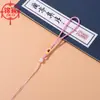 Cuerda para colgar nudo chino, cordón de accesorio de mano, bolsita, cordón tejido a mano, cordón de mano con cuenta de jade al por mayor, cordón para colgar colgante