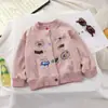 Cárdigan de Punto de Punto para Niños Otoño 2025 Suéter de Punto Nuevo para Bebé Tops Suéteres de Punto Estilo Occidental para Niños y Niñas Ropa de Abrigo