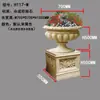 Adornos Artesanales Tallados Estilo Europeo, Macetas, Fibra de Vidrio con Piedra Arenisca, Esculturas de Figuras Occidentales, Recipientes para Flores, Macetas de Comercio Exterior