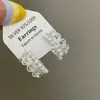 Pendientes de Aro Elegantes de Encaje y Perlas Estilo Francés para Mujer, Lujo Ligero, Gama Alta, Celebridad de Internet, Pendientes Versátiles, Nuevos Pendientes 2026