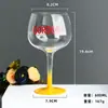 Copa de Cristal Personalizada por el Fabricante, Jarra de Cerveza Alta, Copa de Vino de Fondo Redondo, Copa Burdeos de Panza Grande, Patrón Personalizable