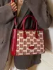 Bolsa de Tote Festiva Roja para Mujer 2026 Modelo Nuevo Ceremonia de Boda Bolsa para Dama de Honor Moda de Nicho Bolso de Hombro Festivo para Novia