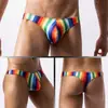 Ropa interior sexy de cintura baja para hombre, estampada con cabeza de personaje de dibujos animados, diseño U convexa, absorbente de humedad, que absorbe el sudor, tanga, E-100