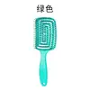 Peine de cabeza alta y esponjosa para peinar el cabello largo de las mujeres, con cojín de aire y masaje especial para cabello rizado, peine de gran curva para hombres.