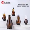 Frasco gotero de vidrio ámbar de 10, 20, 30, 50, 100 ml con gotero para aceite esencial