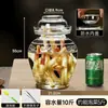 Frasco de vidrio para encurtidos de Sichuan, engrosado con tapa interior, recipiente sellado para encurtir para uso doméstico, frasco para chucrut con tapa, frasco para pepinillos