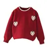 Suéteres de Invierno para Niñas 2025 Nuevo Estilo Suéteres de Otoño e Invierno para Niños Prendas de Punto Tops de Moda