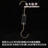 Accesorios para perchas de acrílico tienda de ropa gancho S de cristal transparente anillo para bufanda perchero para bufandas clip para corbatas calcetines clip para sombreros