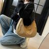 Bolsa de Gran Capacidad de Tela de Nylon para Mujer 2025 Nueva Bolsa Cruzada Casual Simple Popular Combinable de Alta Gama Tipo Dumpling