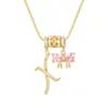 Collar con Letras Dopamina Popular Transfronterizo Set de Tres Piezas con Accesorios de Lazo, Elegante y Versátil Set de Collares con Letras