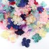 Piezas de Flor de Hortensia Quemada Simulada Flores Simuladas Semiterminadas Flores Artificiales Frescas Accesorios de Decoración para Zapatos y Sombreros para el Hogar