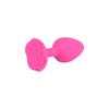 Tapón anal rosa de tamaño pequeño para la trastienda, masturbador grande para salir, juguetes sexuales de crisantemo, artículos sexuales para adultos para el cabello.