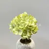 Venta al por mayor del fabricante Estampado de seda Flor artificial de hortensia Ventana Fotografía cultural Decoración de boda Hortensia Venta al por mayor transfronteriza