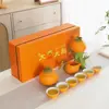 Yuerui Buena Suerte Juego de Té Automático de Viaje Souvenir de Empresa Regalo Práctico Regalo de Año Nuevo