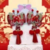 Horquilla Roja de Año Nuevo Estilo Chino para Niños, Adorno para el Cabello de Año Nuevo para Niñas, Accesorios para el Cabello Hanfu Estilo Antiguo, Horquilla con Borla para Niñas Pequeñas
