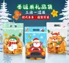 Nueva bolsa de dulces navideños transfronteriza, bolsa de dibujos animados autosellable, bolsa de pie para repostería de copo de nieve, bolsa sellada con cremallera, bolsa de regalo