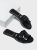 ZA familia comercio exterior transfronterizo talla grande verano 2024 nueva moda chanclas planas para mujer chanclas africanas