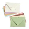 Novo produto transfronteiriço: Envelope de pétala de flor de algodão, cartão de convite colorido artístico, carta de amor, sacola de presente de felicitações para feriado