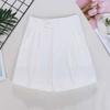 Shorts de Alfaiataria Nicho A-Line Novos Femininos Cintura Alta Soltos Pernas Largas com Elástico nas Costas Calças Casuais 3249 Estilo Japonês e Coreano