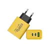 Cargador Dual PD + Dual USB de 120W Adecuado para Huawei Android Apple Teléfono Móvil Cabezal de Carga USB Múltiples Puertos Cabezal de Carga Rápida