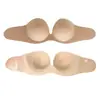 Pasties de silicone para juntar os seios de peça única transfronteiriços pasties especiais para vestido de noiva peito pequeno parece maior copo tridimensional asas laterais antiderrapantes pasties de peito