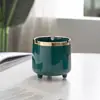 Novo Cinzeiro de Cerâmica Luxo Leve Personalidade Criativa Moda Escritório Home Office Hotel Cinzeiro Comercial Fabricantes