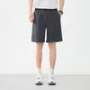 Shorts Esportivos Urbanos Masculinos Momaik Estilo Novo Verão 2026 Cintura Elástica Calças de Seda Gelada Masculinas 91669