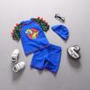 Grande Venda Roupa de Banho Infantil Coreana Menino Proteção Solar Bebê Crianças Roupa de Surfe Quente de Secagem Rápida Roupa de Banho Infantil