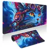 Mousepad Estilo Japonês Onda de Kanagawa, Extra Grande, Antiderrapante, Base de Mesa com Borda Travada, Universal para Teclado e Mouse, Disponível para Dropshipping