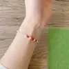 2025 Novo Novo Colar Chinês Vermelho com Cristal de Morango Verde Pulseira de Ágata Vermelha Colar de Alta Qualidade All-match