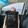 Regata Estilosa com Letras para Homens, Moda de Verão Estilo Americano Hong Kong Solta Versátil Casual Sem Mangas Camiseta, Moda Masculina de Marca Tendência